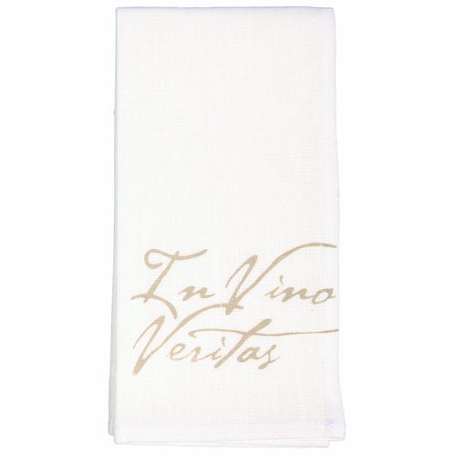 Leinenserviette "in vino veritas"