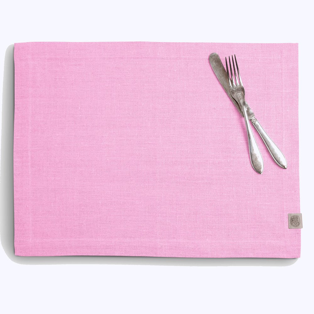 Tischset, Leinen, Classic von Lovely Linen, rosé