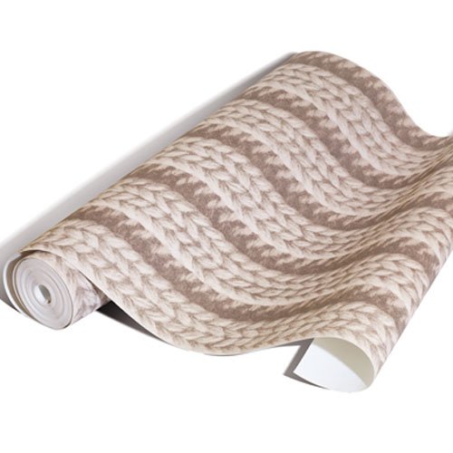 Tapete "Strickoptik, beige" , Koziel