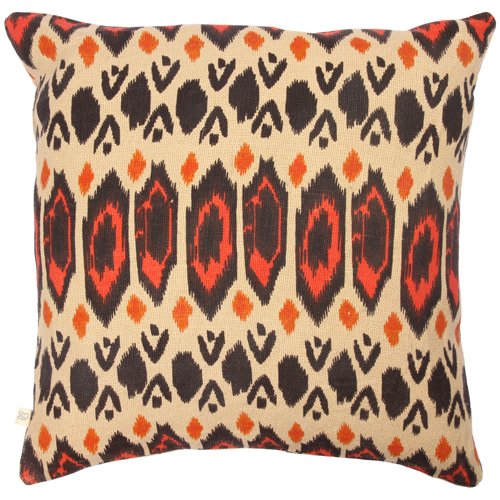 Kissenhülle, "Ikat Bombay, brown", Chhatwal&Jonsson