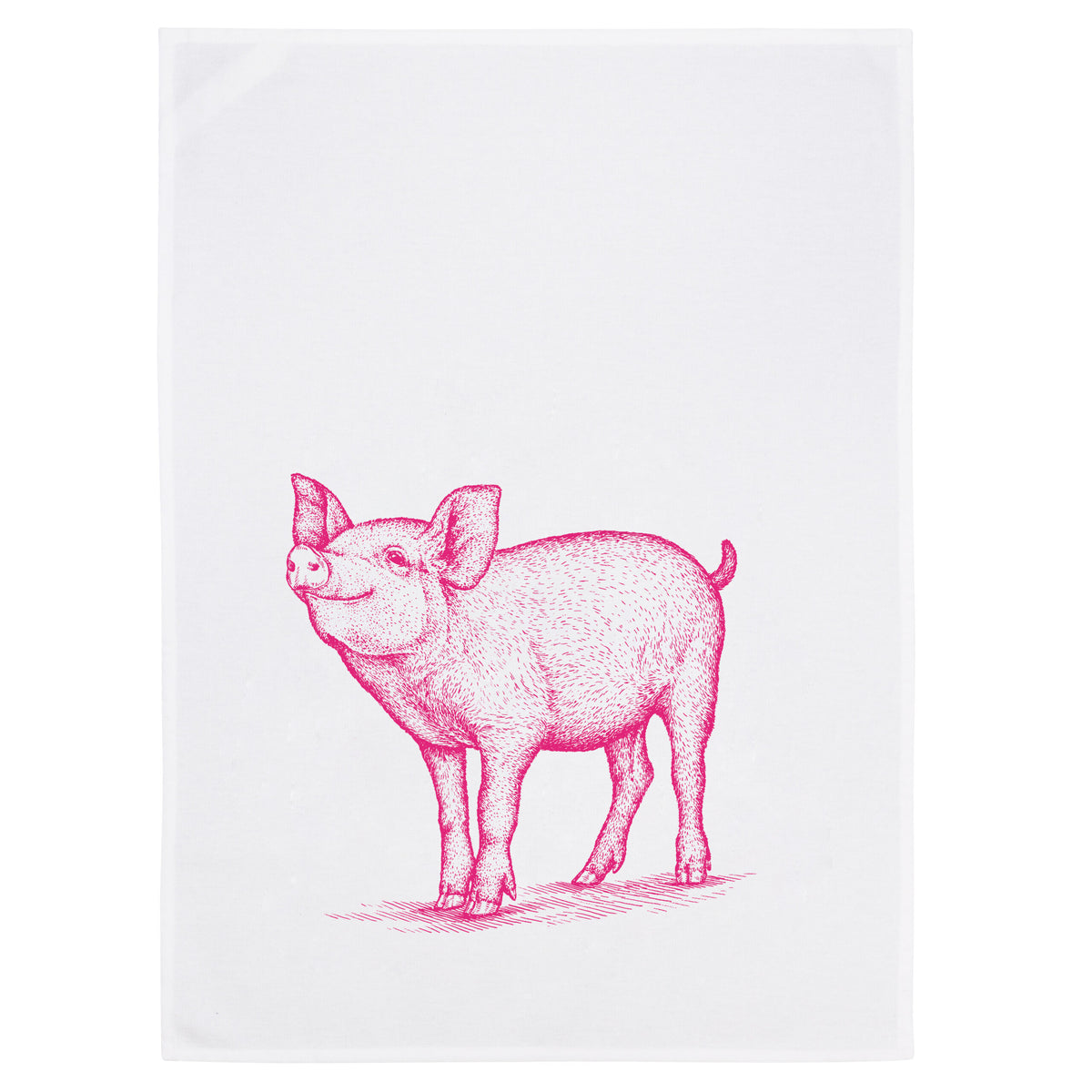 Geschirrtuch "Schweinchen", rose