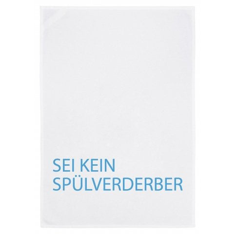 Geschirrtuch "Sei kein Spülverderber" von 17;30