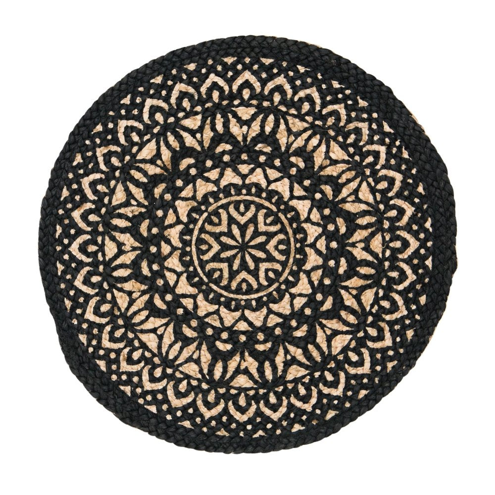 Tischset " Schwarzer Druck", Jute