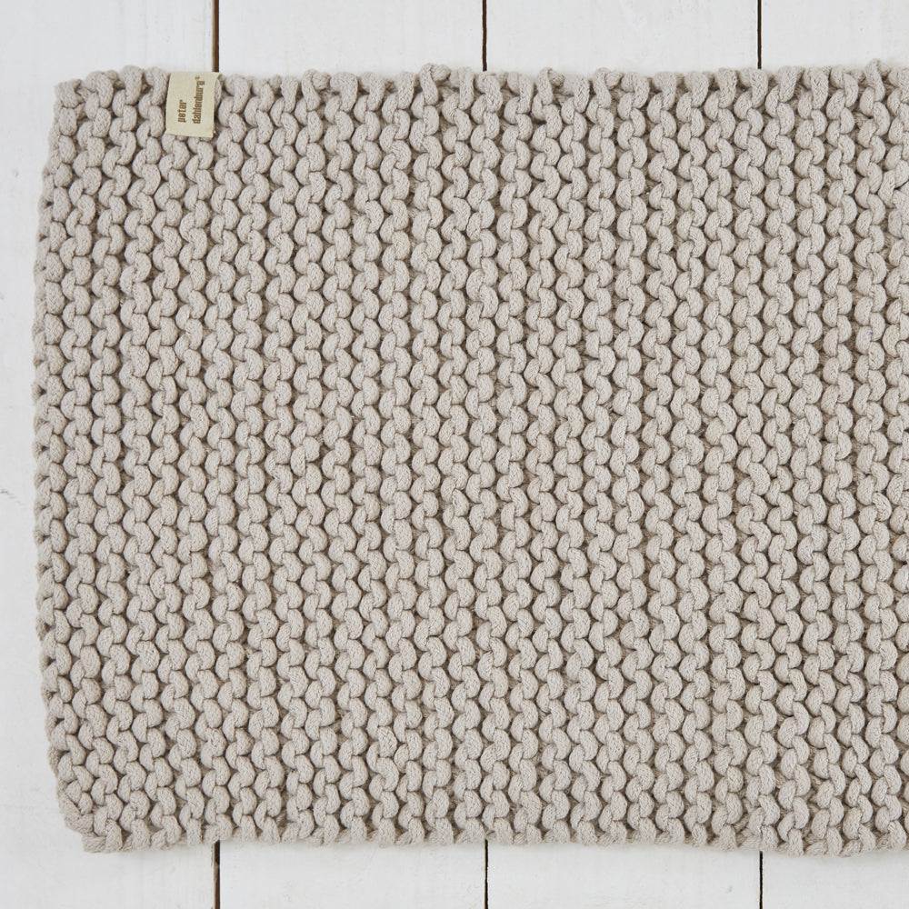 Platzset gestrickt, beige