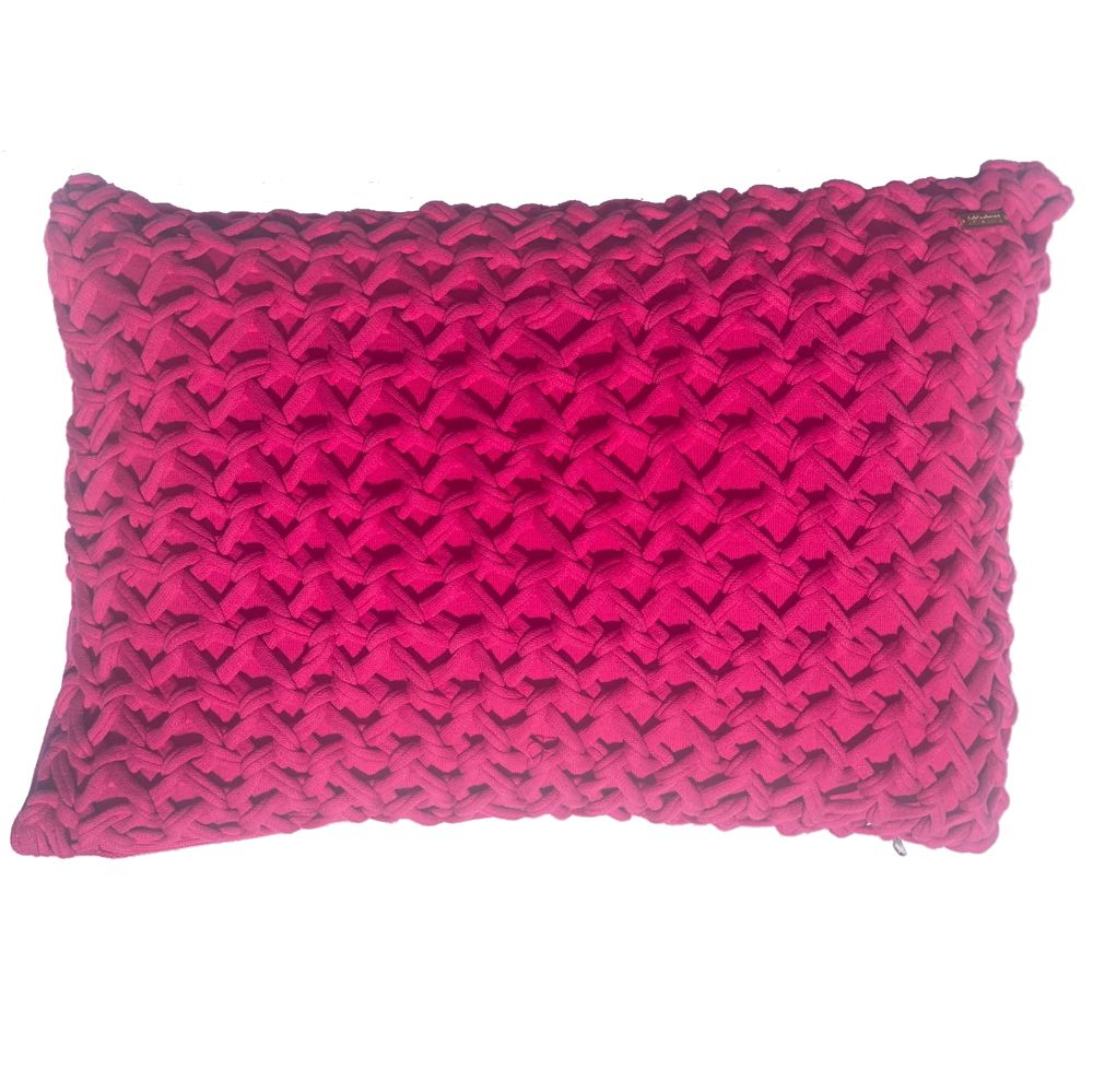 Kissenbezug Coral, Baumwolle, fuchsia