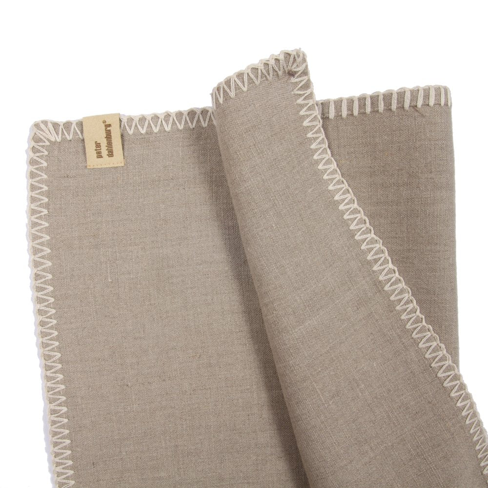Tischset, Leinen, beige