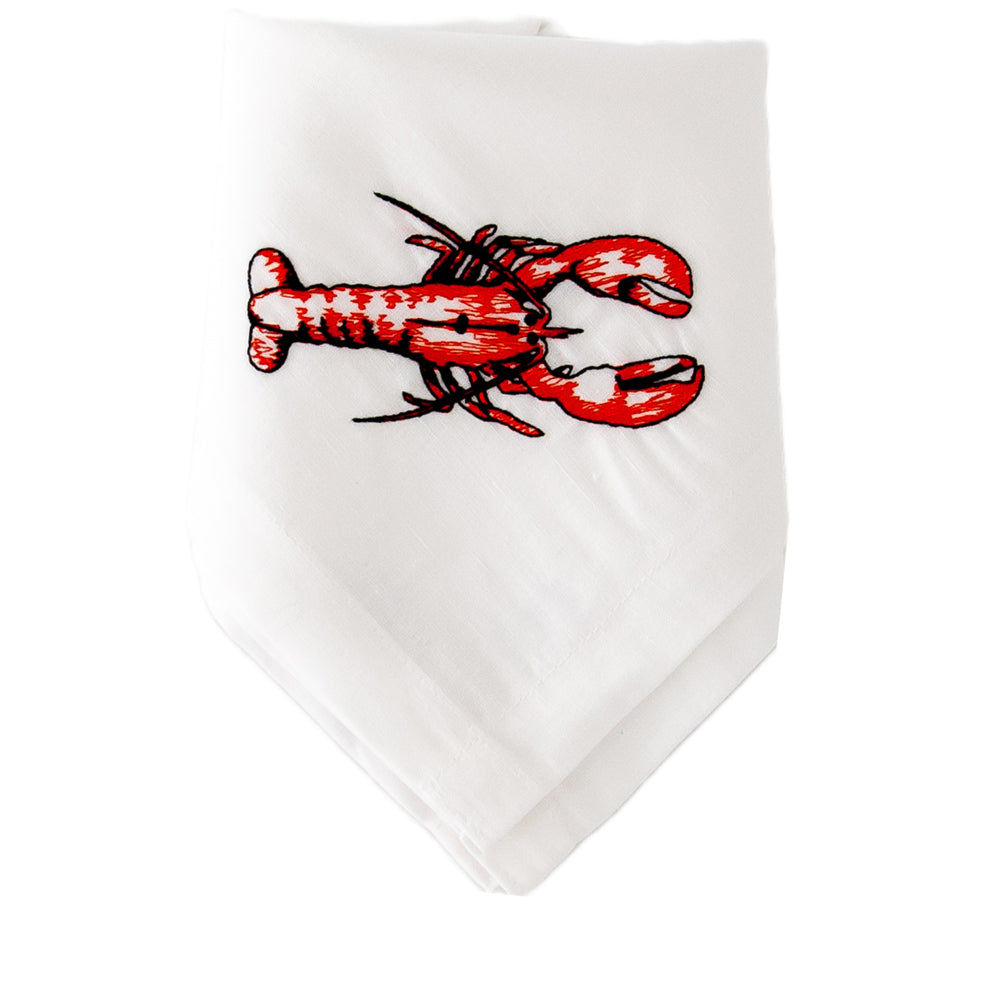 Serviette Lobster, weiß, altes Dessin