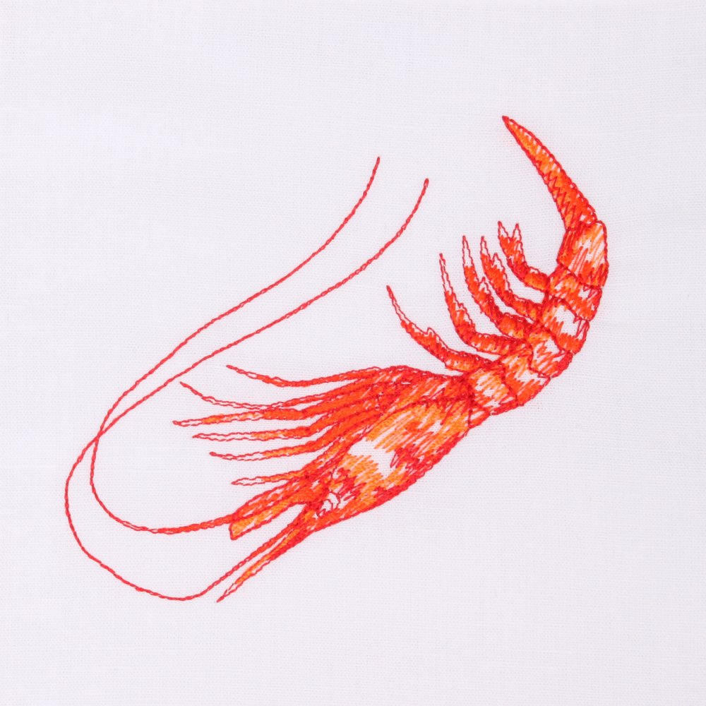 Serviette Garnele