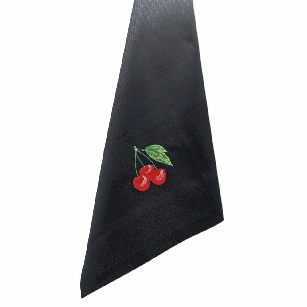 Geschirrtuch "Cherry schwarz"