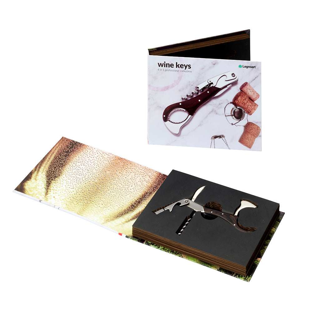Korkenzieher Wine Keys 4 in 1 mit Sektzange