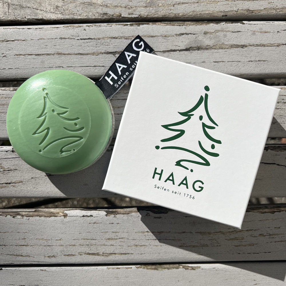 Seife „Tannenbaum“ – grün – Zirbe, Manufakur Haag