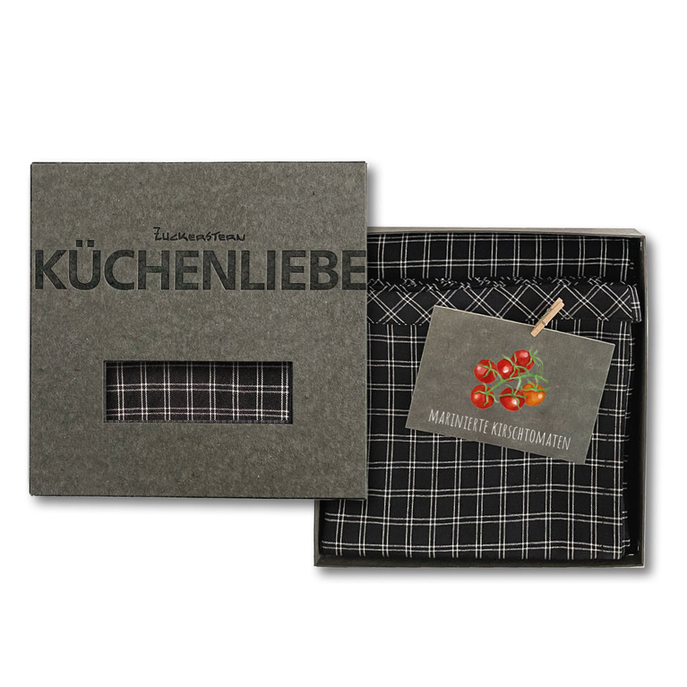 Halbschürze mit Rezept