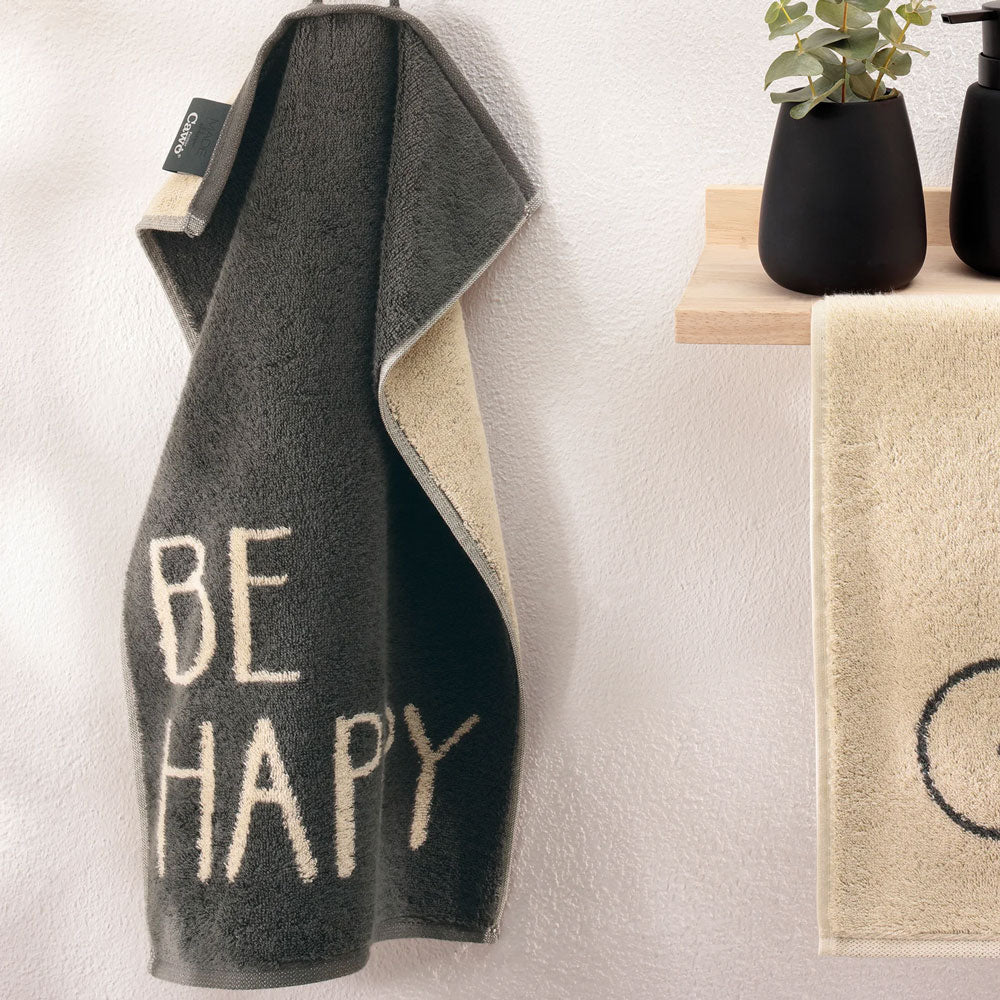 Gästetuch "be happy"