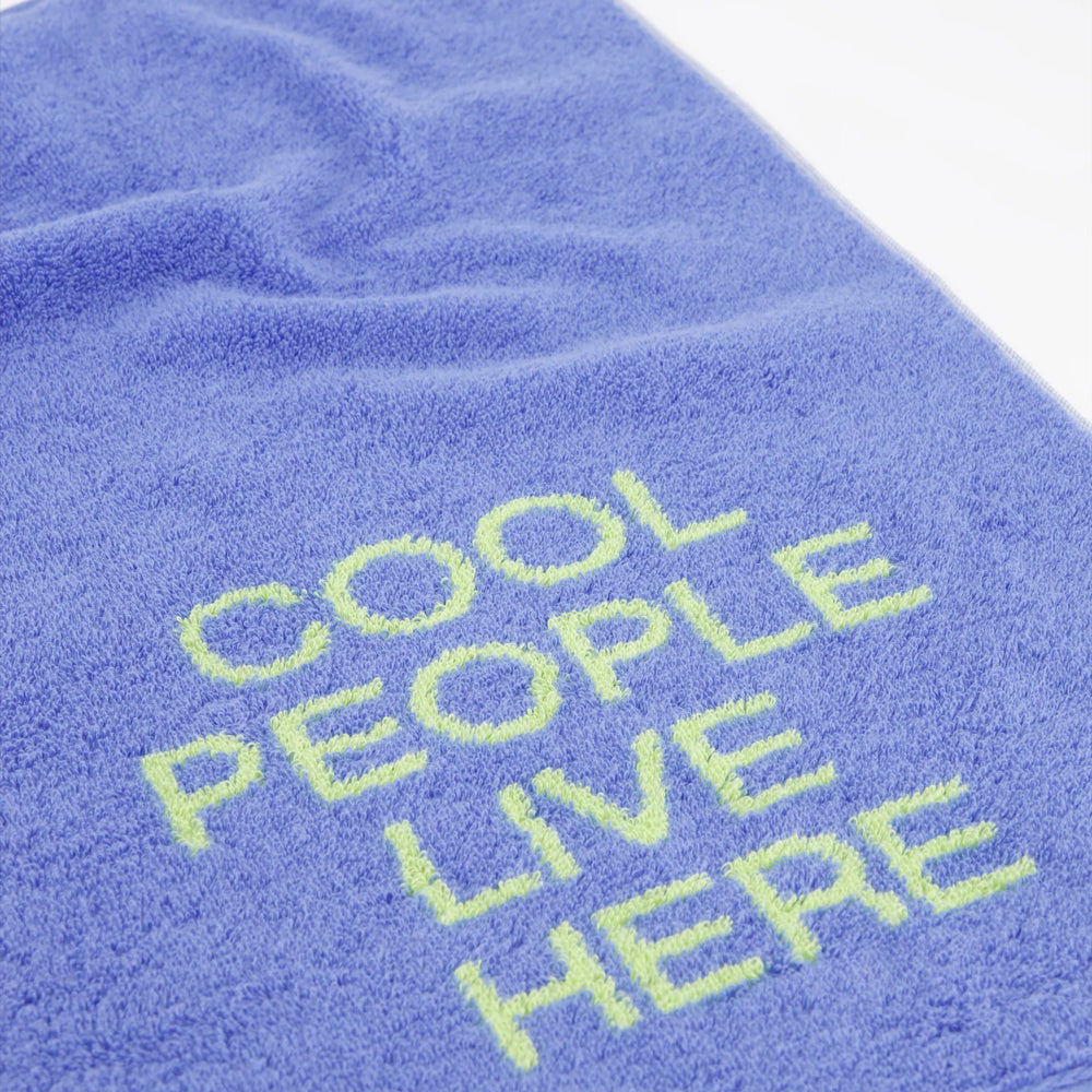 Gästetuch "cool people live here"