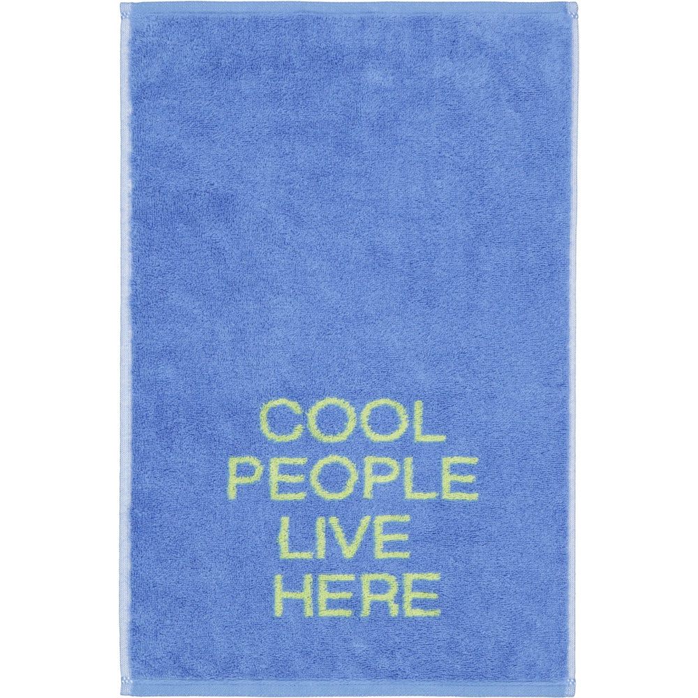 Gästetuch "cool people live here"