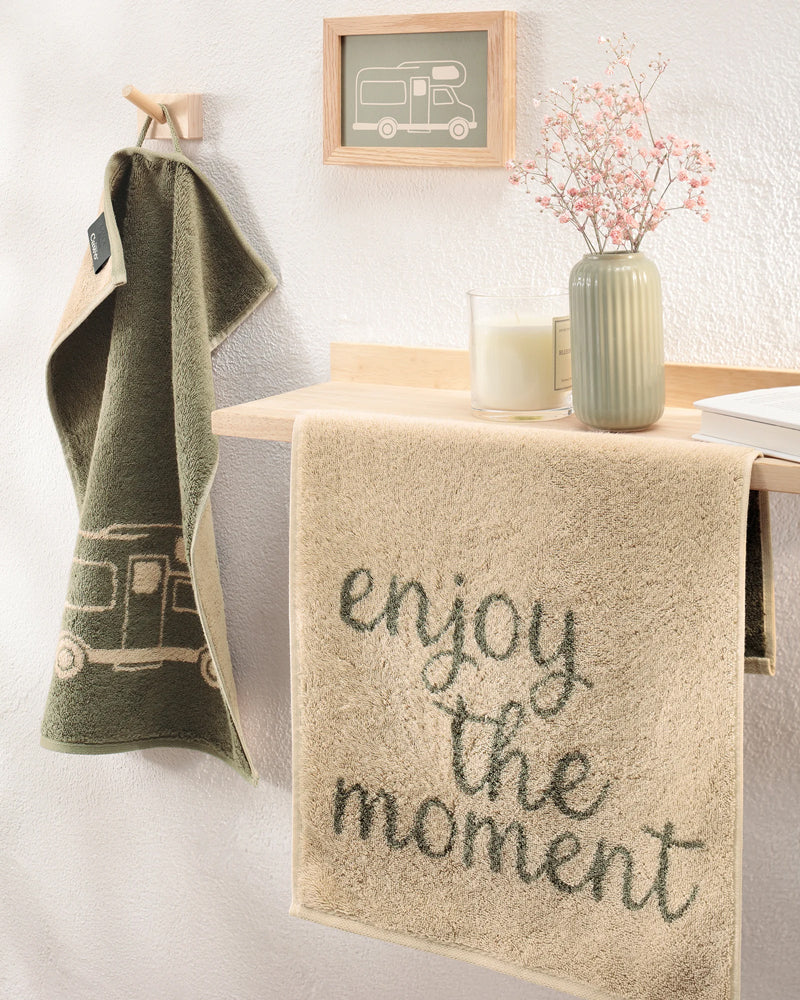 Gästetuch "enjoy the moment"