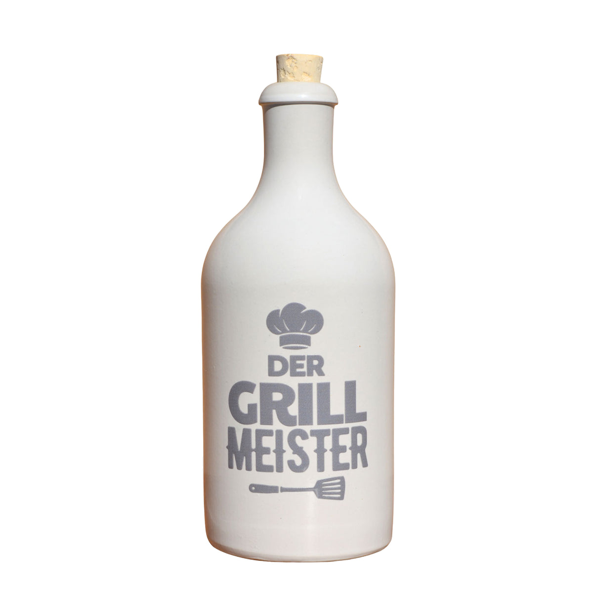 Keramikflasche für Olivenöl "Der Grillmeister"