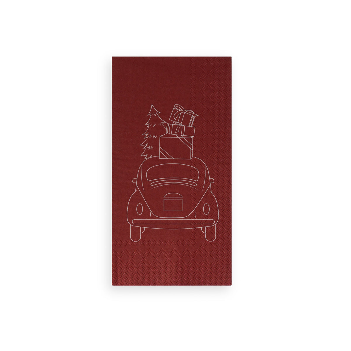 Papierservietten rot, "Xmas Express"