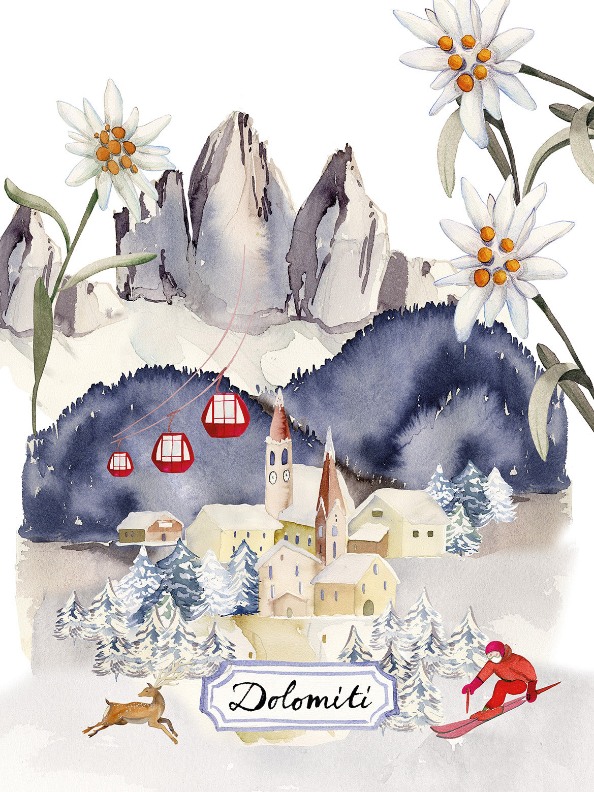Geschirrtuch "Dolomiti"