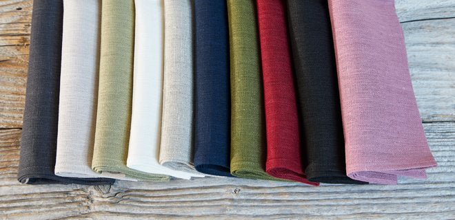 Geschirrtuch, Classic, reines Leinen, Lovely Linen, pigeon blue