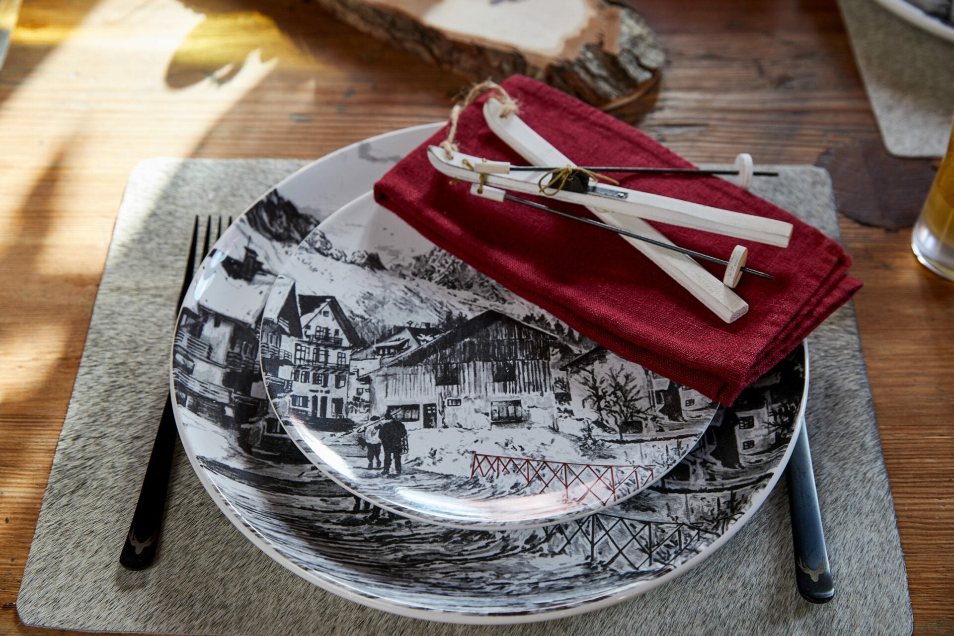 Serviette, Leinen stonewashed, Casual von Lovely Linen, barolo-rot