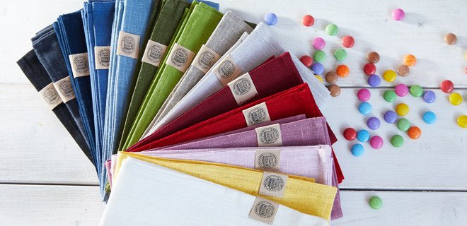 Tischläufer, Leinen, Classic von Lovely Linen, barolo-rot
