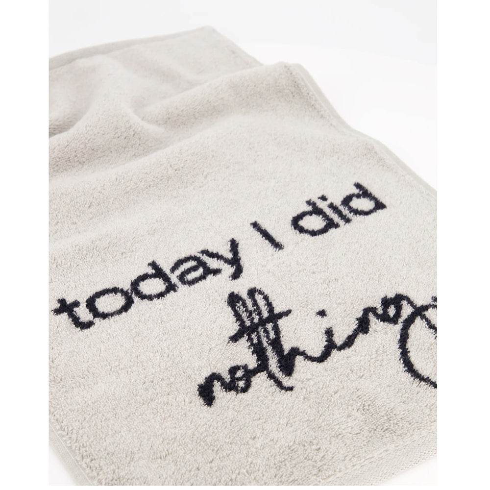 Gästetuch "today I did nothing"