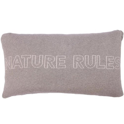 Strickkissenhülle, "Nature rules" von By Nord
