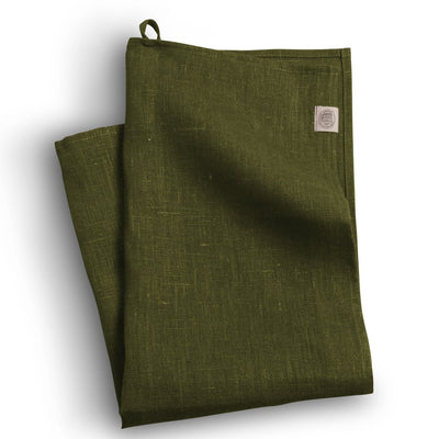 Lovely Linen, Classic, Geschirrtuch aus reinem Leinen, Farbe "khaki"