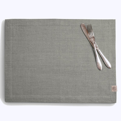 Tischset, Leinen, Classic von Lovely Linen, stone