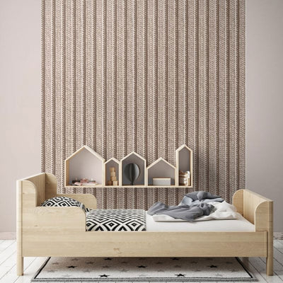 Tapete "Strickoptik, beige" , Koziel