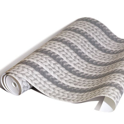 Tapete "Strickoptik, grau", Koziel