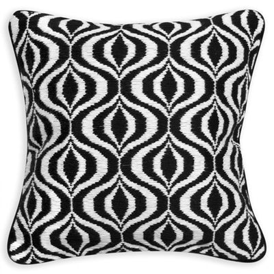 Kissen "Waves b&w"