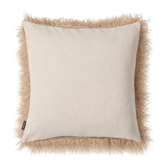 Fake Fur Kissenhülle von Proflax, beige