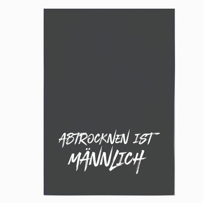 Geschirrtuch " Abtrocknen ist männlich" von 17;30