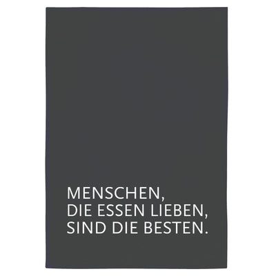 Geschirrtuch "Menschen, die Essen lieben..." von 17;30