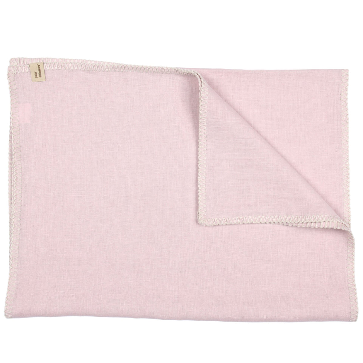 Tischläufer, Leinen, blush-rosé
