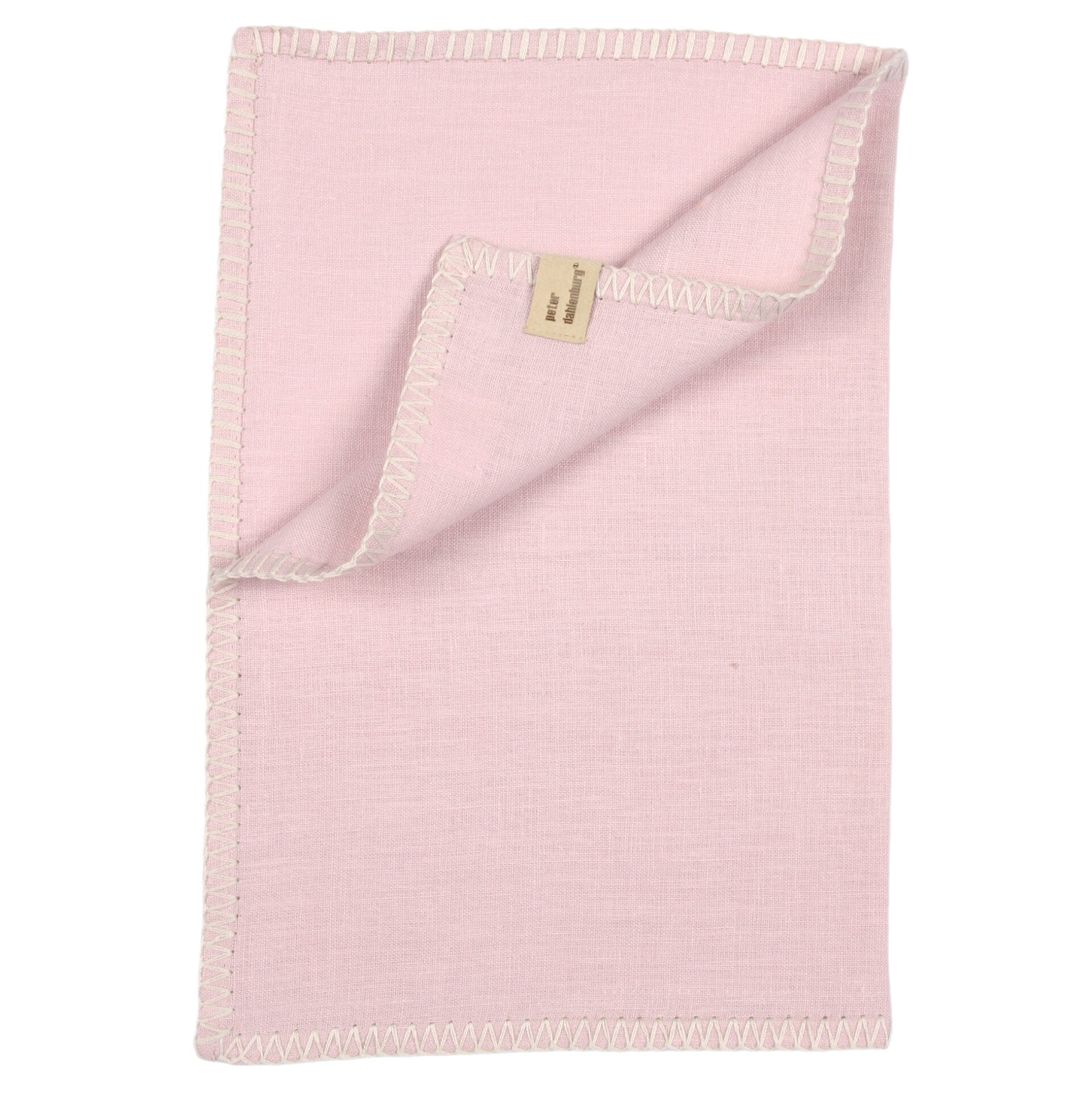 Tischset, Leinen, blush-rose