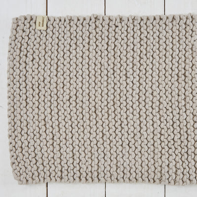 Platzset gestrickt, beige