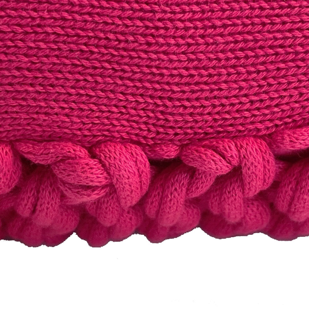 Kissenbezug Big Wave, Baumwolle, fuchsia