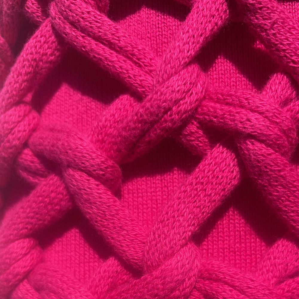 Kissenbezug Coral, Baumwolle, fuchsia