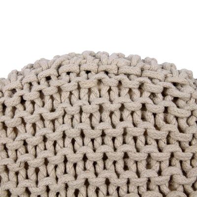 Strickhocker, beige