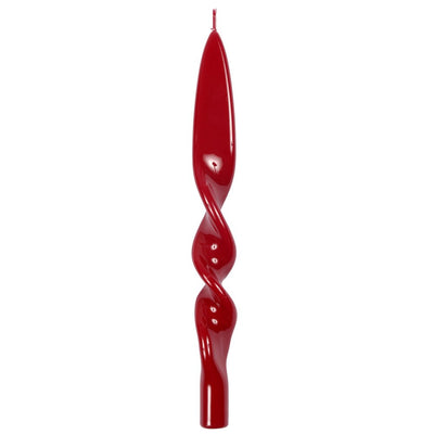 Twisted Candle von Graziani, "bordeaux"