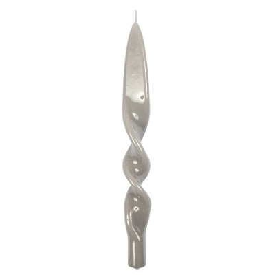 Twisted Candle von Graziani, "pearl grey / grau"