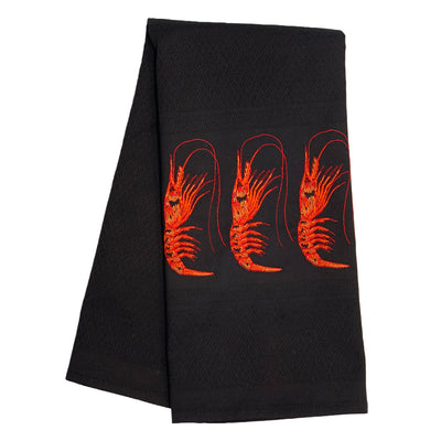 Geschirrtuch "Prawns schwarz"