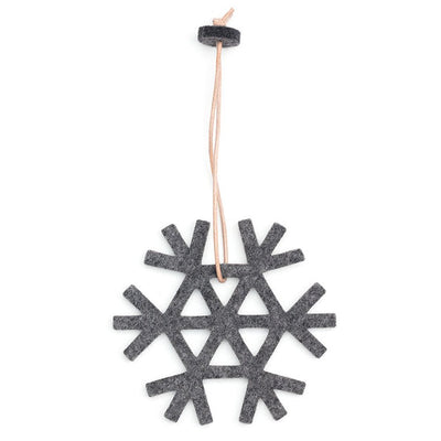 Schneekristall aus Filz, Hey-Sign, anthrazit