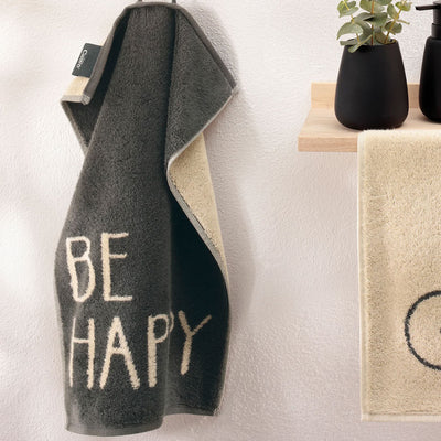 Gästetuch "be happy"