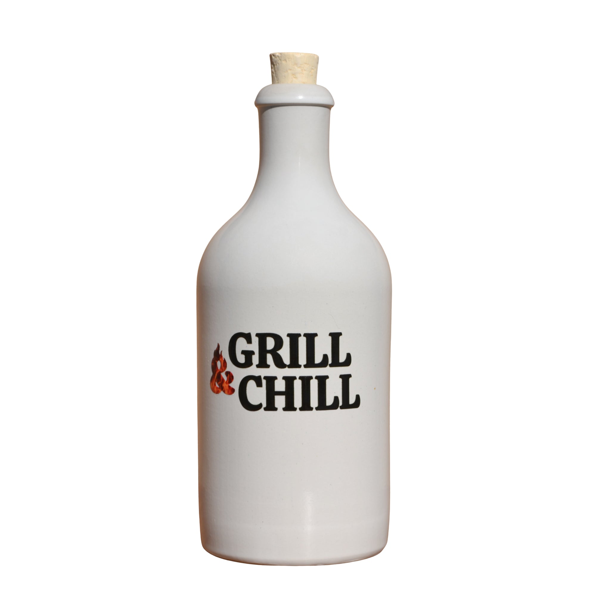 Keramikflasche für Olivenöl "Grill & Chill"