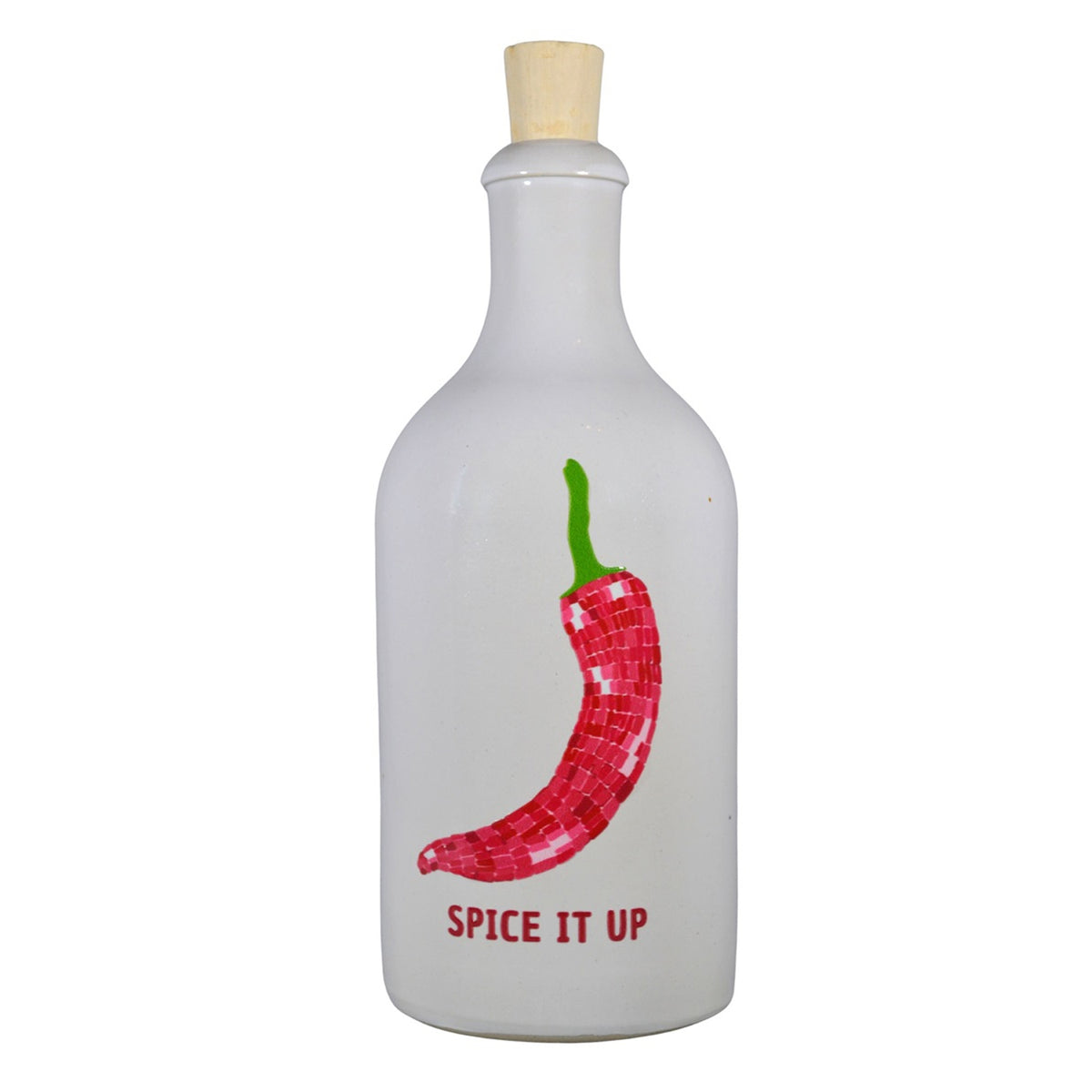 Keramikflasche für Olivenöl "Spicy"