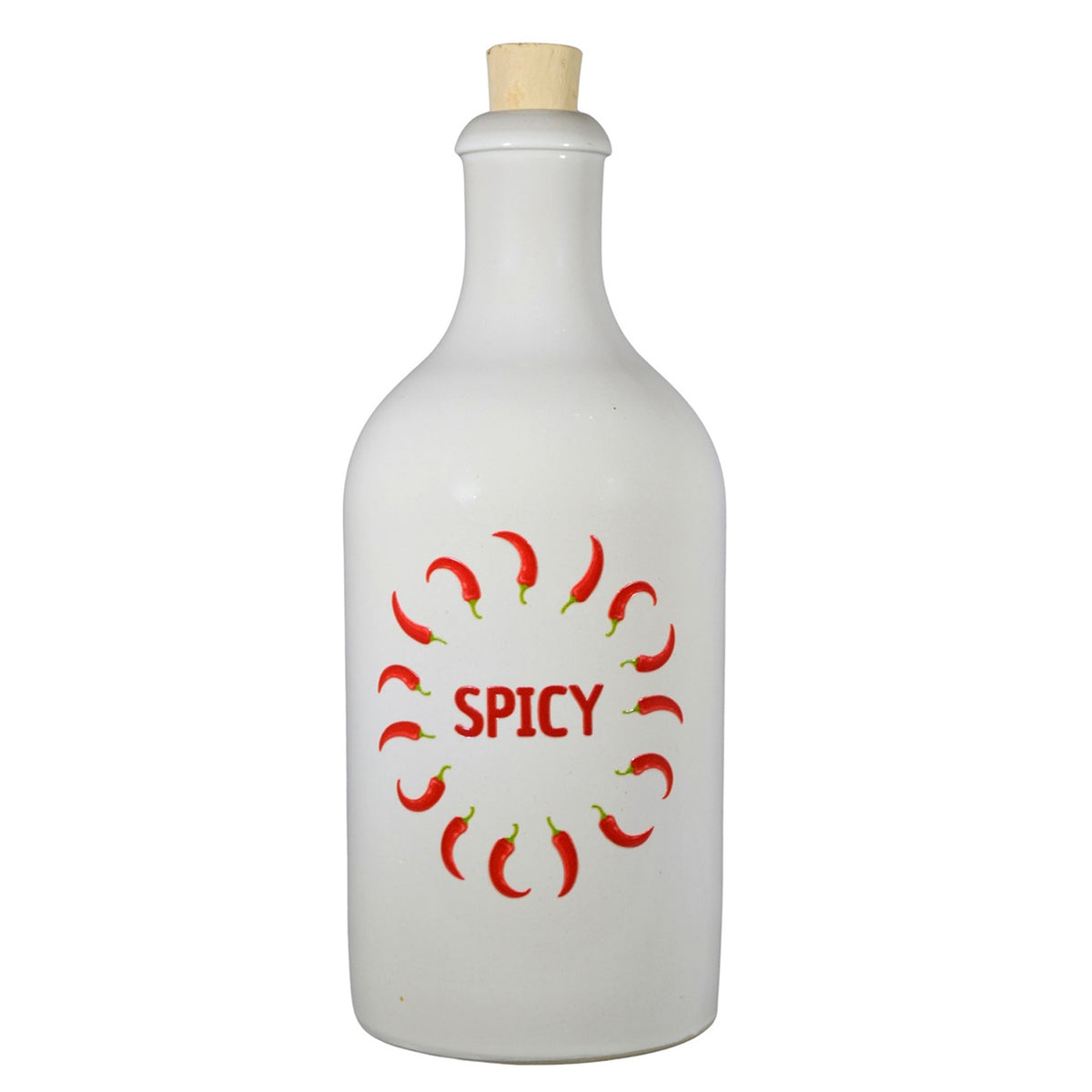 Keramikflasche für Olivenöl "Spicy"